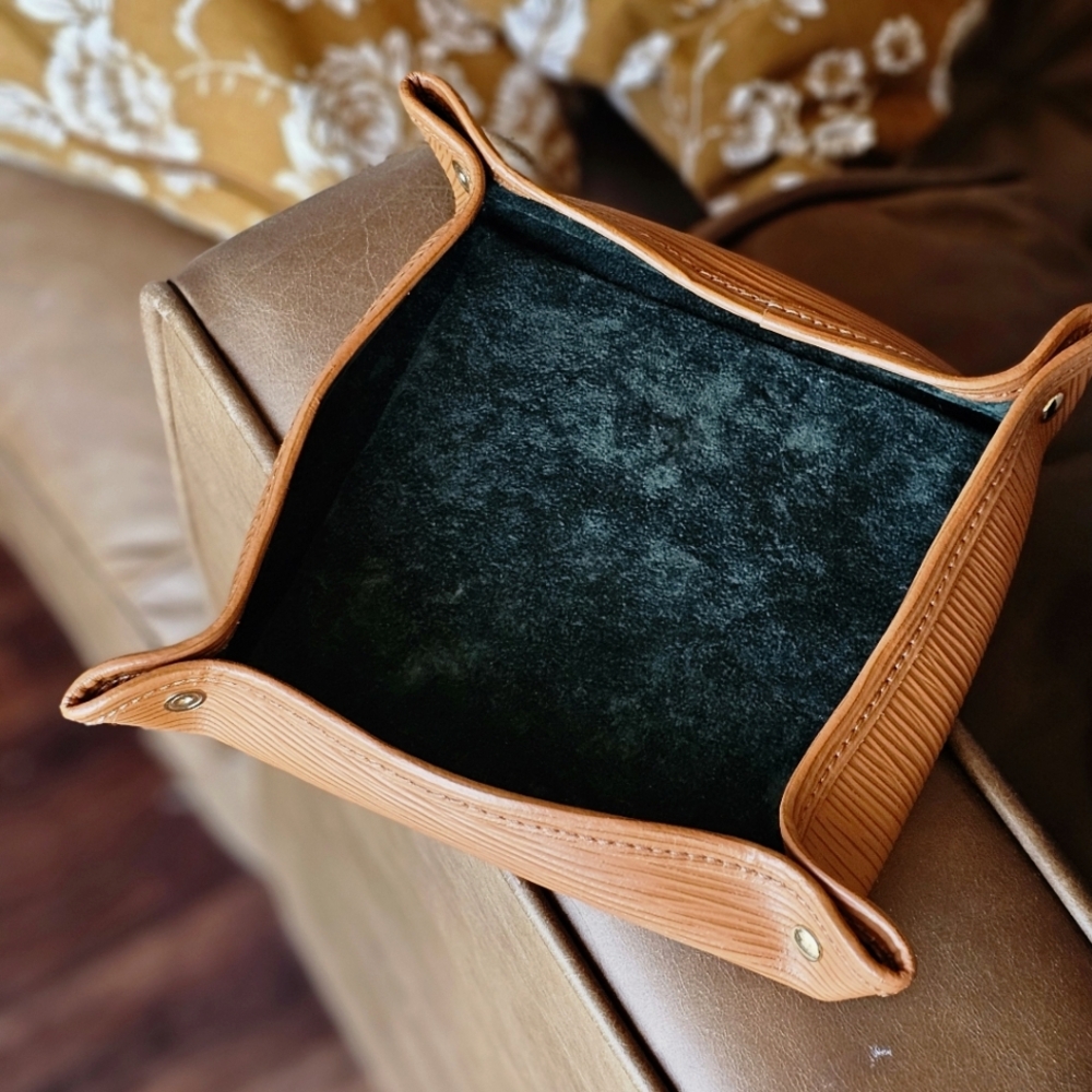 Scully &‎ Scully Italian Leather Valet Tray
